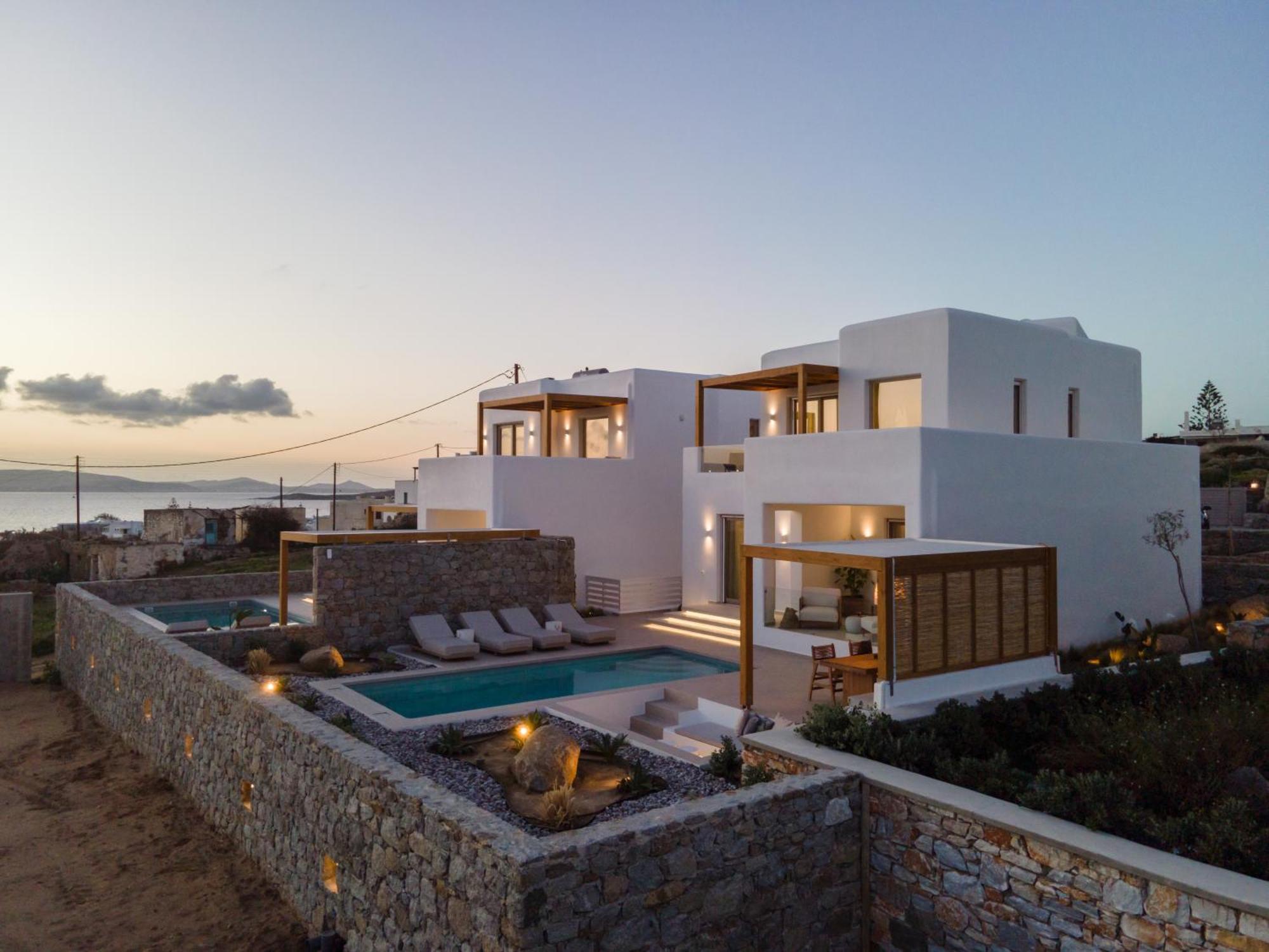 Vila Fyroi Naxos Agia Anna  Exteriér fotografie