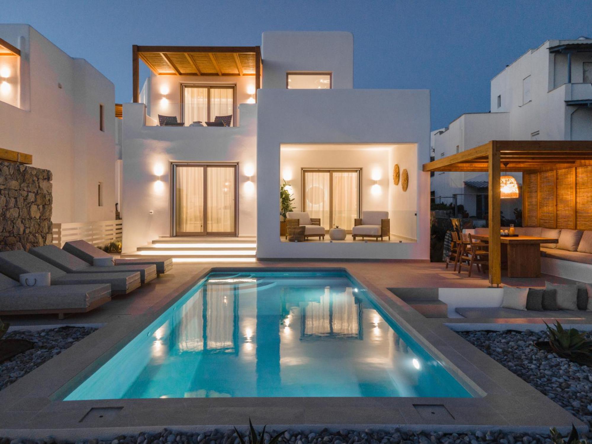 Vila Fyroi Naxos Agia Anna  Exteriér fotografie
