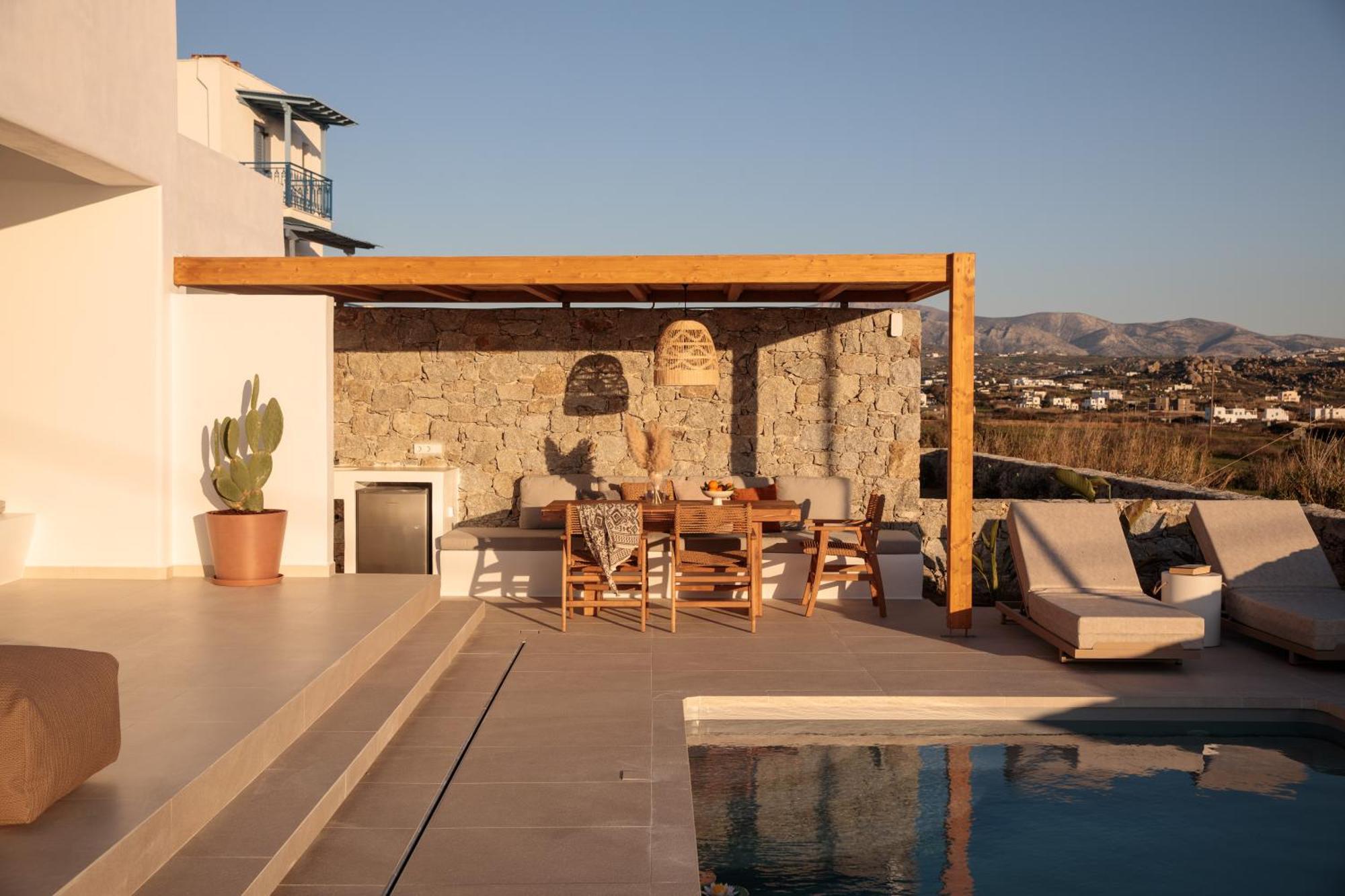 Vila Fyroi Naxos Agia Anna  Exteriér fotografie