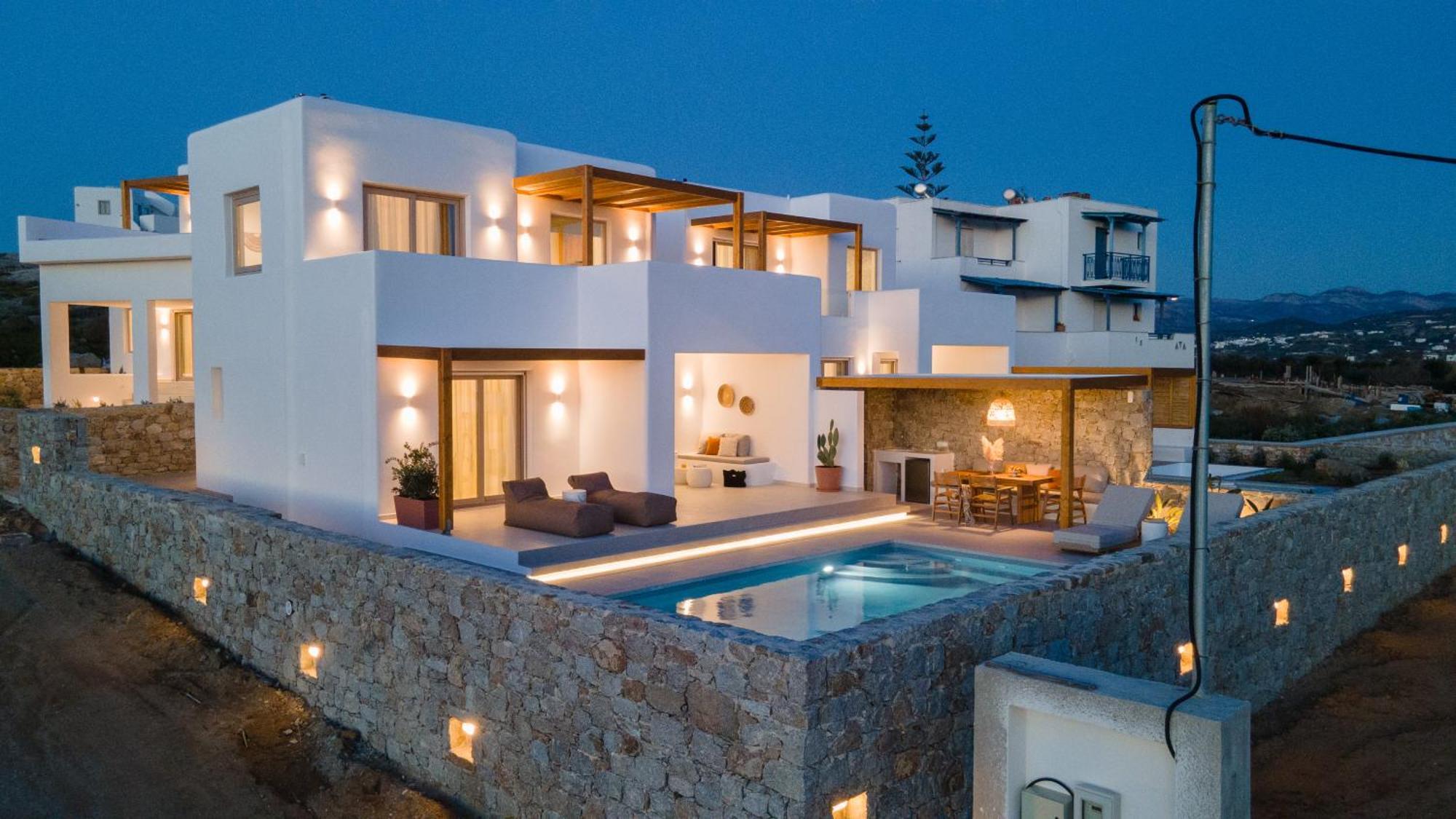 Vila Fyroi Naxos Agia Anna  Exteriér fotografie