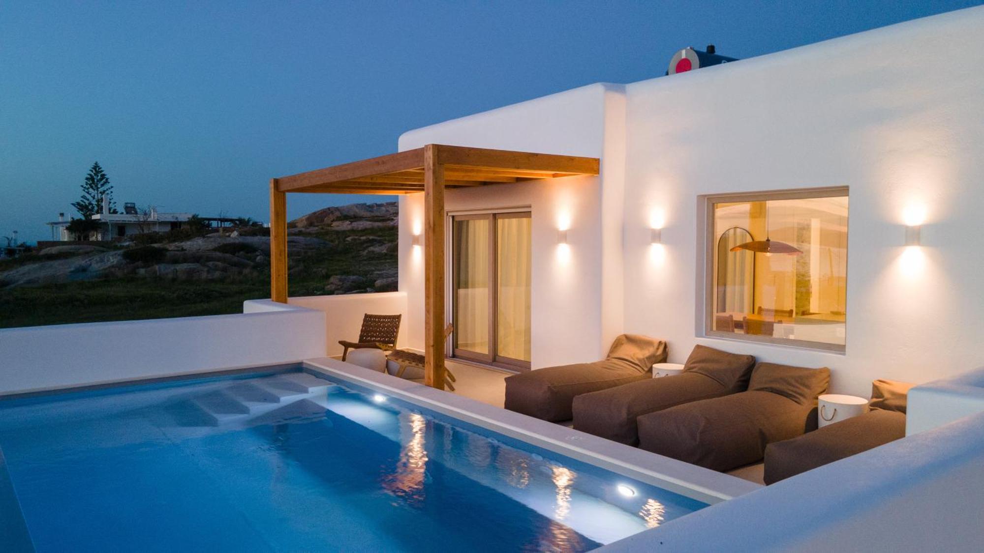 Vila Fyroi Naxos Agia Anna  Exteriér fotografie