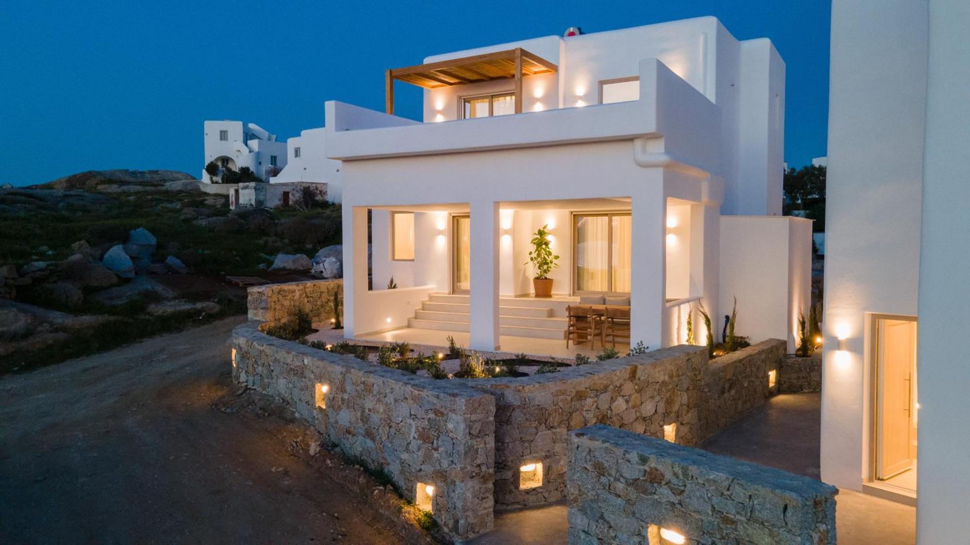 Vila Fyroi Naxos Agia Anna  Exteriér fotografie